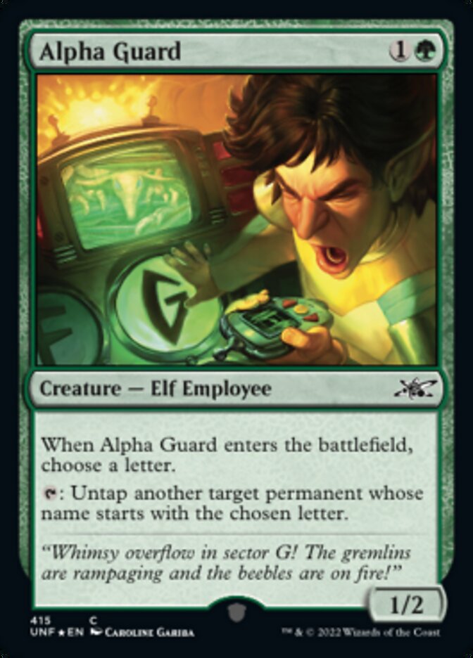 Alpha Guard (Galaxy Foil) [Unfinity] | Odin's Place