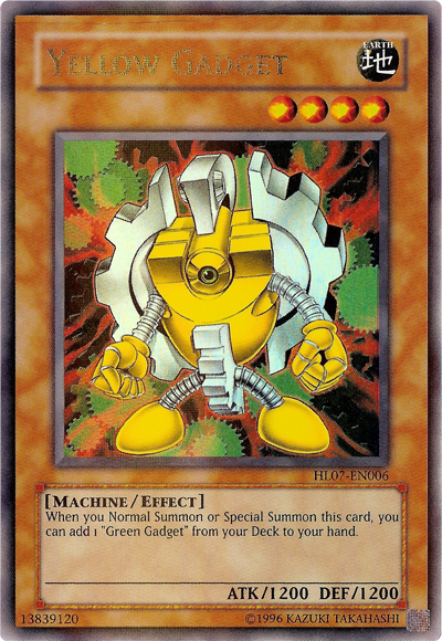 Yellow Gadget [HL07-EN006] Parallel Rare | Odin's Place