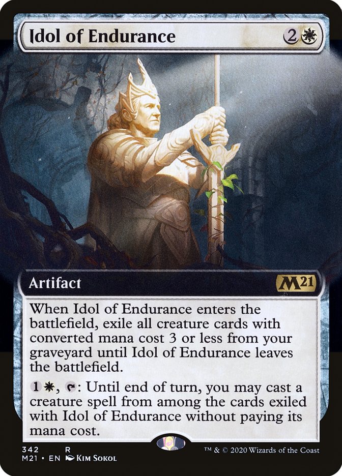 Idol of Endurance (Extended Art) [Core Set 2021] | Odin's Place