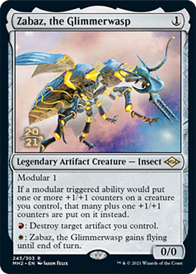 Zabaz, the Glimmerwasp [Modern Horizons 2 Prerelease Promos] | Odin's Place