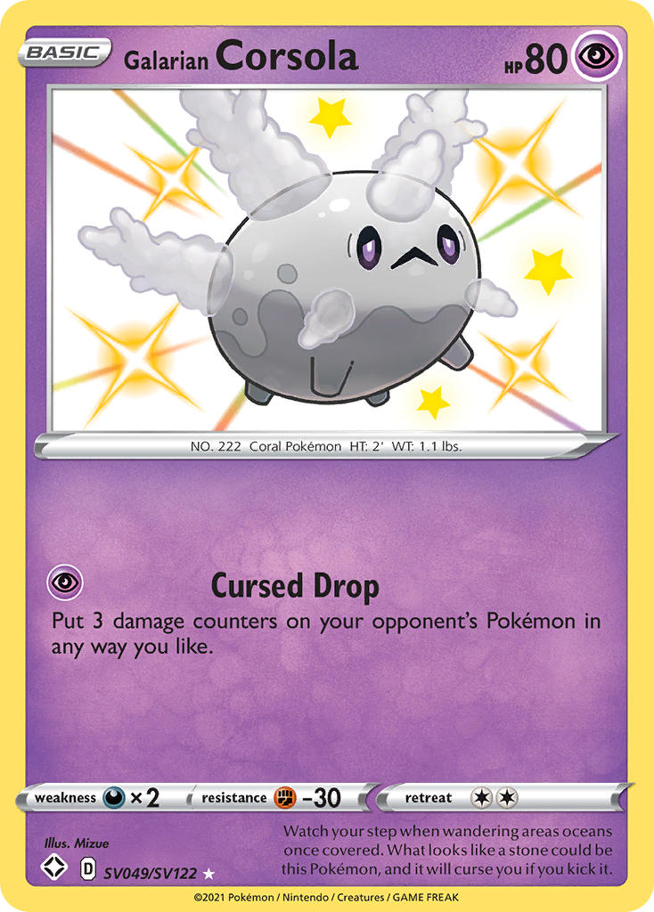 Galarian Corsola (SV049/SV122) [Sword & Shield: Shining Fates] | Odin's Place