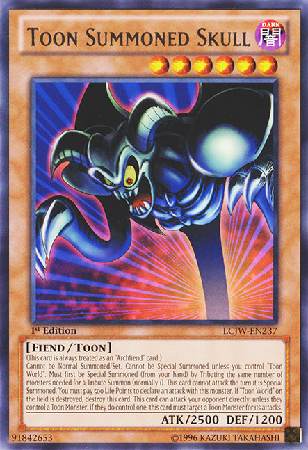 Toon Summoned Skull [LCJW-EN237] Rare | Odin's Place