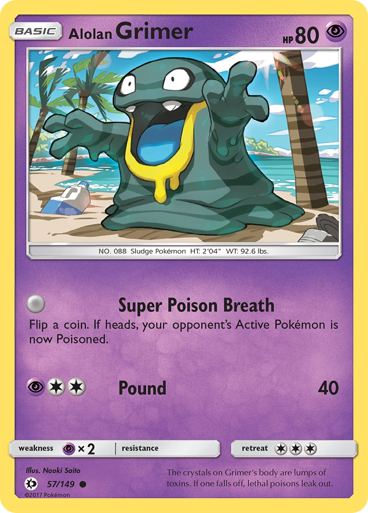 Alolan Grimer (57/149) [Sun & Moon: Base Set] | Odin's Place