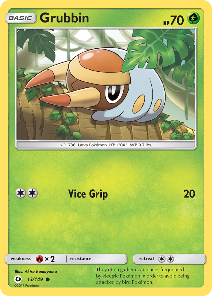 Grubbin (13/149) [Sun & Moon: Base Set] | Odin's Place