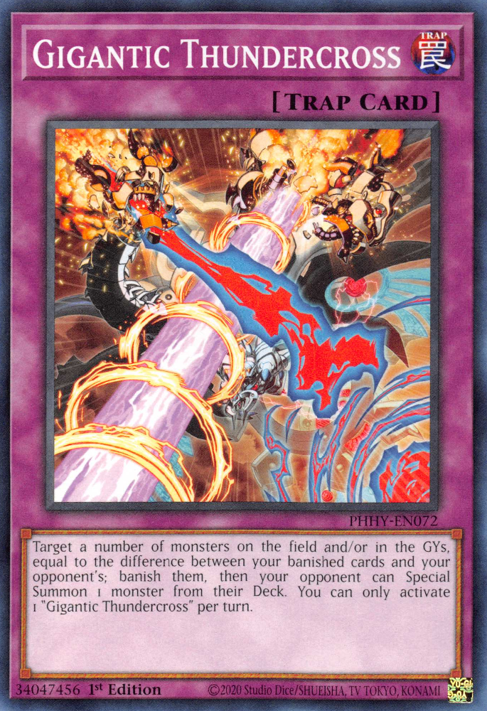 Gigantic Thundercross [PHHY-EN072] Common | Odin's Place