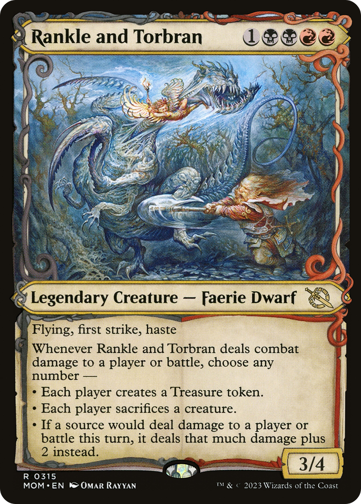 Rankle and Torbran (Showcase Planar Booster Fun) [March of the Machine] | Odin's Place
