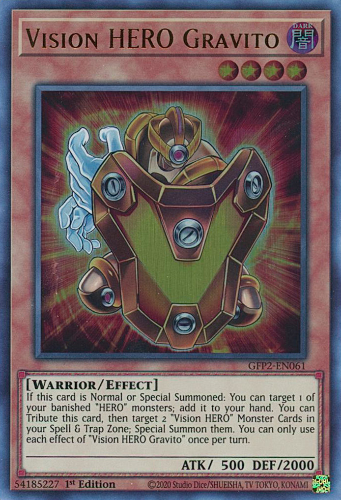 Vision HERO Gravito [GFP2-EN061] Ultra Rare | Odin's Place