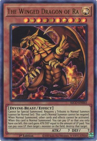 The Winged Dragon of Ra (Ultra Pharaoh's Rare) [KICO-EN065] Ultra Pharaoh's Rare | Odin's Place