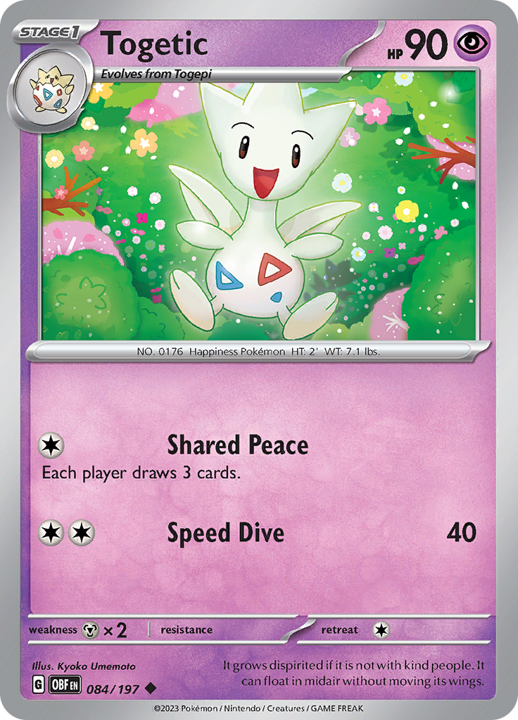 Togetic (084/197) [Scarlet & Violet: Obsidian Flames] | Odin's Place