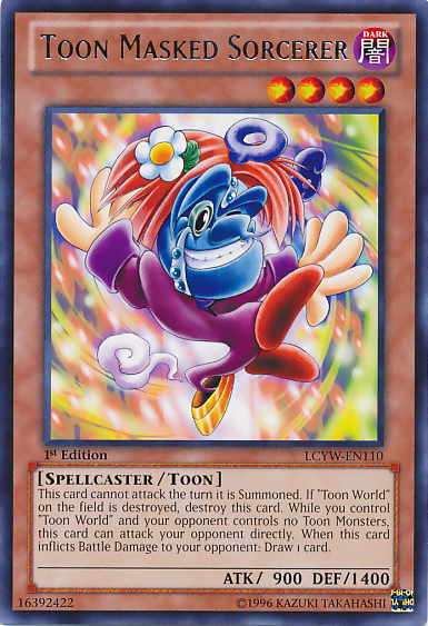Toon Masked Sorcerer [LCYW-EN110] Rare | Odin's Place