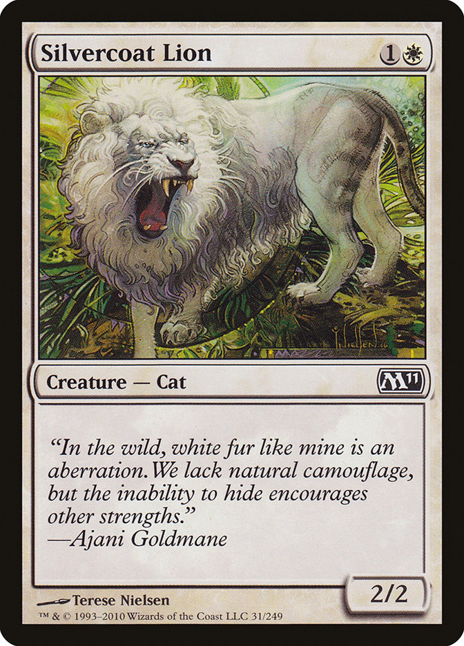 Silvercoat Lion (31) [Magic 2011] | Odin's Place