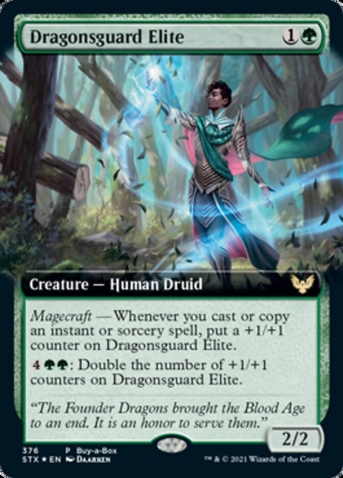 Dragonsguard Elite (Buy-A-Box) [Strixhaven: School of Mages Promos] | Odin's Place