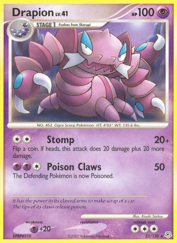 Drapion (23/130) [Diamond & Pearl: Base Set] | Odin's Place