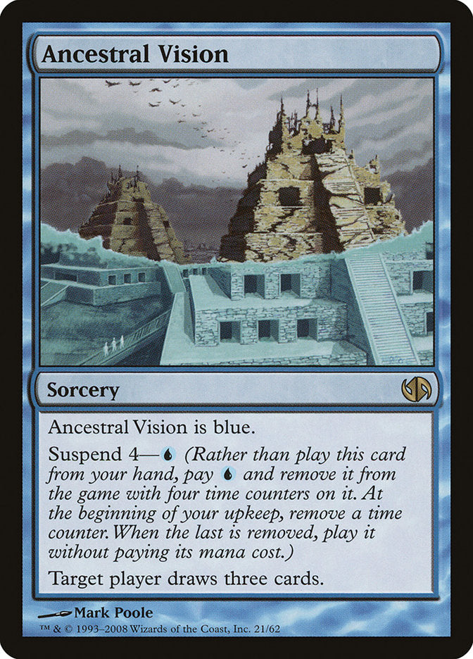 Ancestral Vision (21) [Duel Decks: Jace vs. Chandra] | Odin's Place