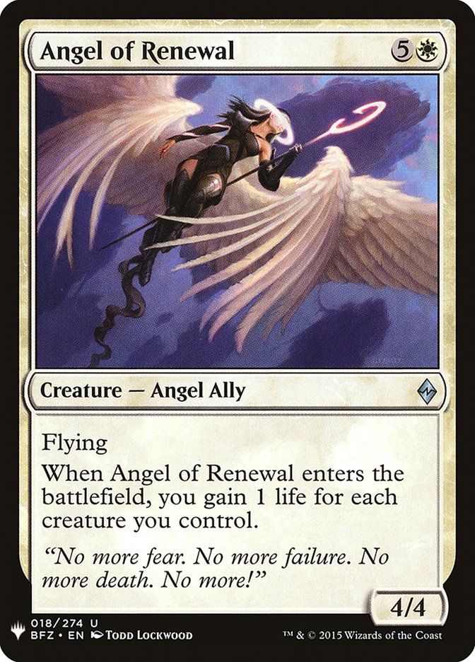Angel of Renewal [Mystery Booster] | Odin's Place