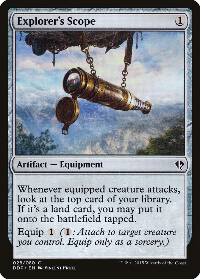 Explorer's Scope (28) [Duel Decks: Zendikar vs. Eldrazi] | Odin's Place