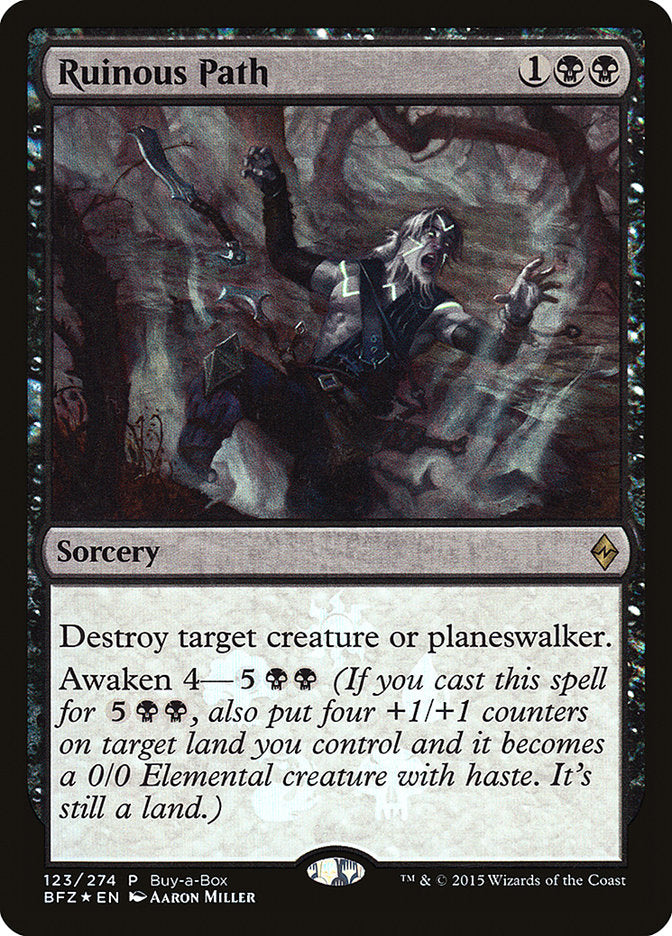 Ruinous Path (123) (Buy-A-Box) [Battle for Zendikar Promos] | Odin's Place