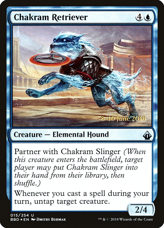 Chakram Retriever (15) (Prerelease) [Battlebond Promos] | Odin's Place