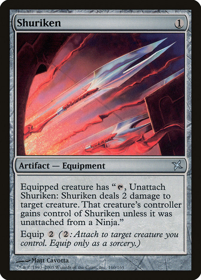 Shuriken (160) [Betrayers of Kamigawa] | Odin's Place