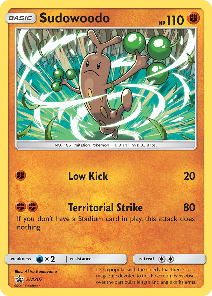 Sudowoodo (SM207) [Sun & Moon: Black Star Promos] | Odin's Place