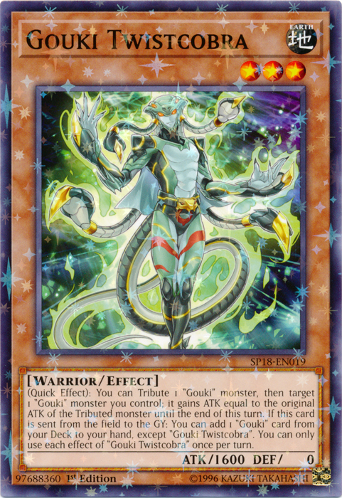 Gouki Twistcobra [SP18-EN019] Starfoil Rare | Odin's Place