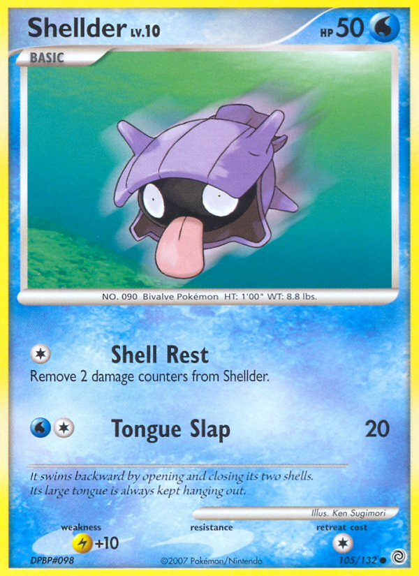 Shellder (105/132) [Diamond & Pearl: Secret Wonders] | Odin's Place
