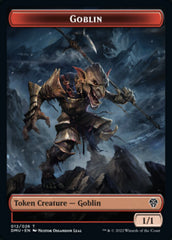 Bird (002) // Goblin Double-Sided Token [Dominaria United Tokens] | Odin's Place