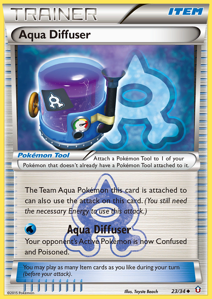 Aqua Diffuser (23/34) [XY: Double Crisis] | Odin's Place