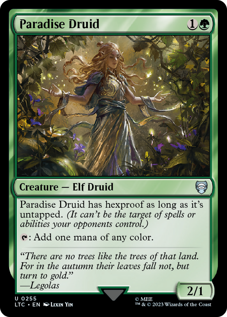 Paradise Druid [The Lord of the Rings: Tales of Middle-Earth Commander] | Odin's Place