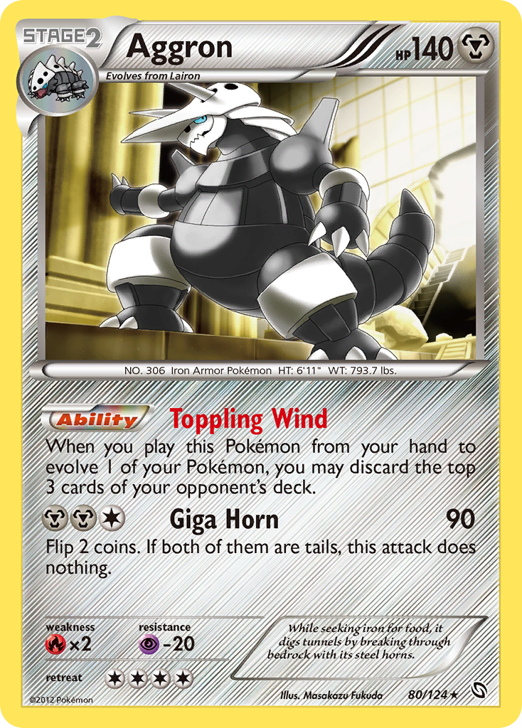 Aggron (80/124) [Black & White: Dragons Exalted] | Odin's Place