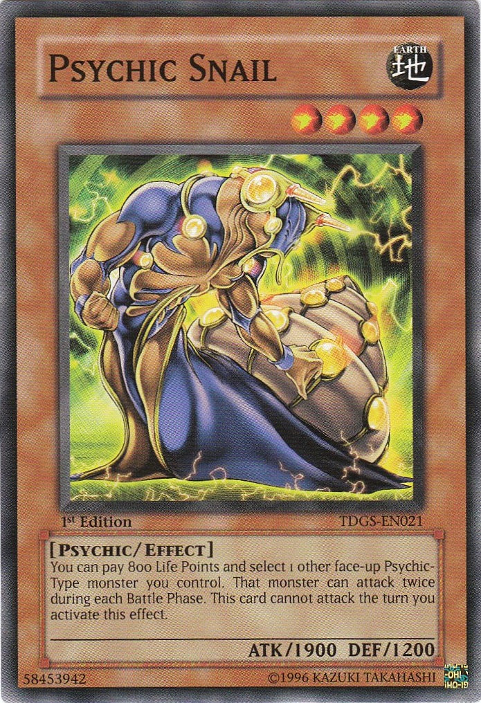 Psychic Snail [TDGS-EN021] Common | Odin's Place