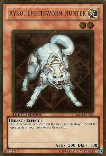 Ryko, Lightsworn Hunter [GLD4-EN024] Gold Rare | Odin's Place