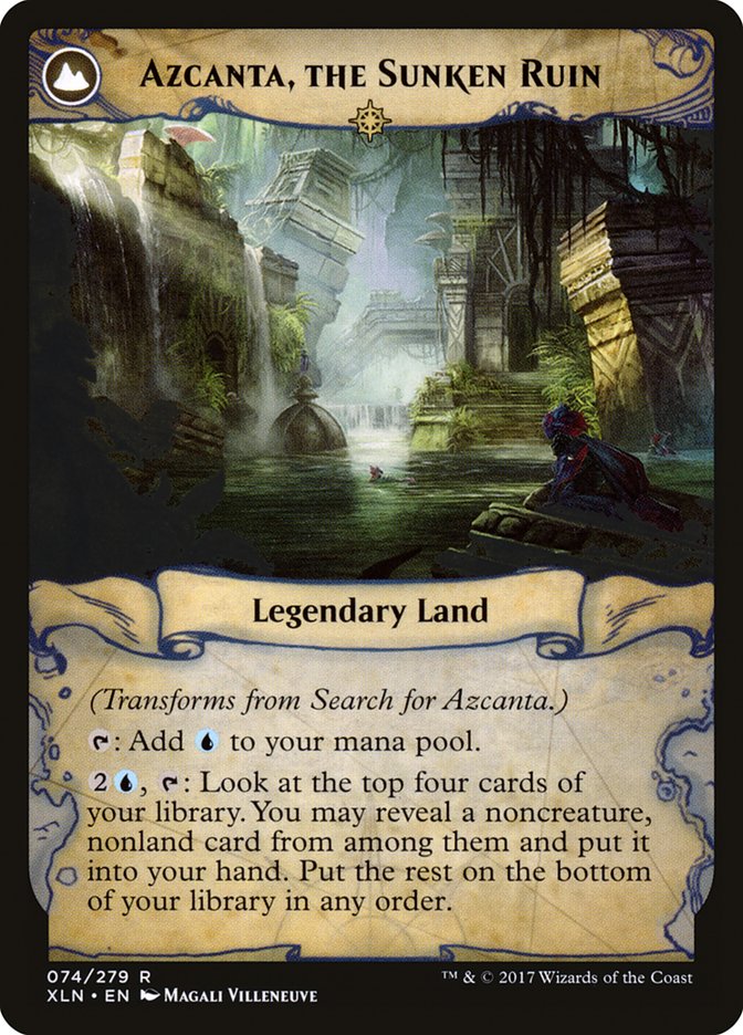 Search for Azcanta // Azcanta, the Sunken Ruin [Ixalan] | Odin's Place