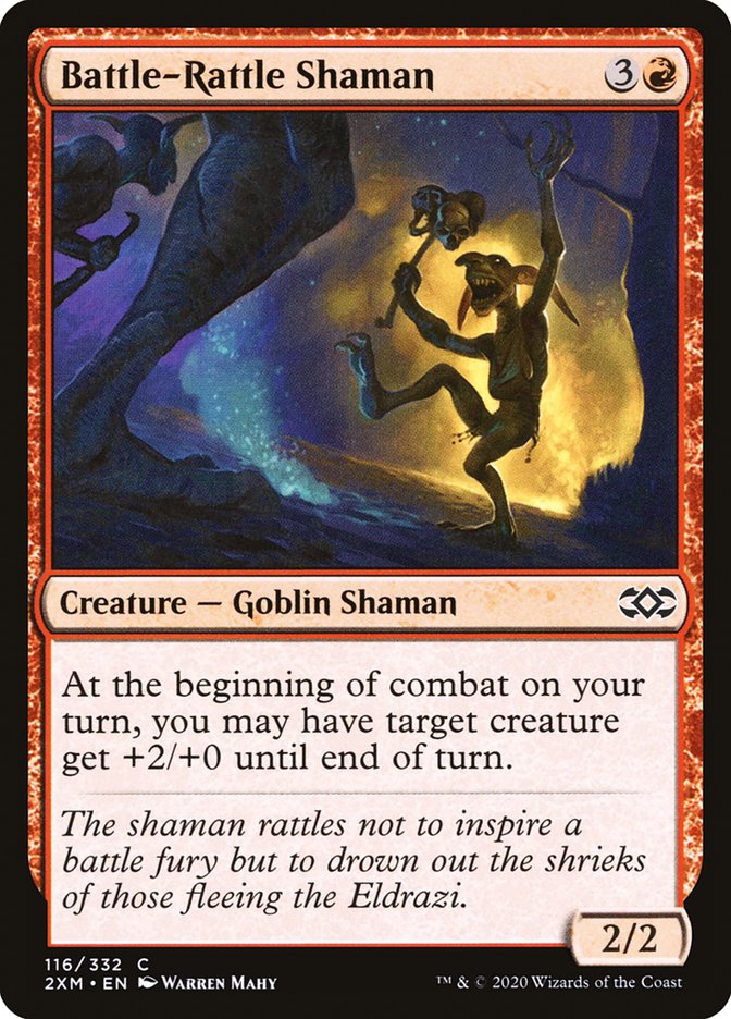 Battle-Rattle Shaman [Double Masters] | Odin's Place