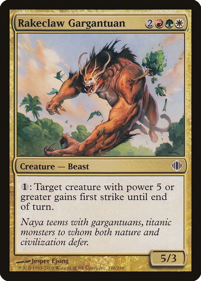 Rakeclaw Gargantuan (186) [Shards of Alara] | Odin's Place
