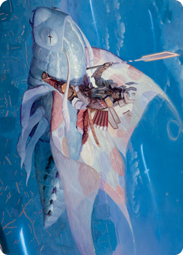 Sky-Blessed Samurai Art Card [Kamigawa: Neon Dynasty Art Series] | Odin's Place