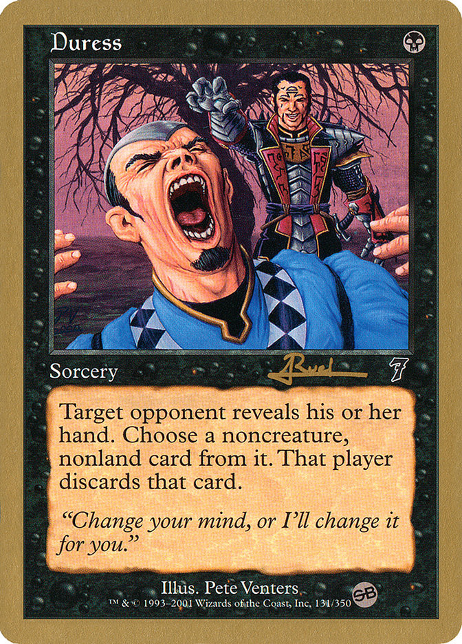 Duress (Antoine Ruel) (SB) [World Championship Decks 2001] | Odin's Place