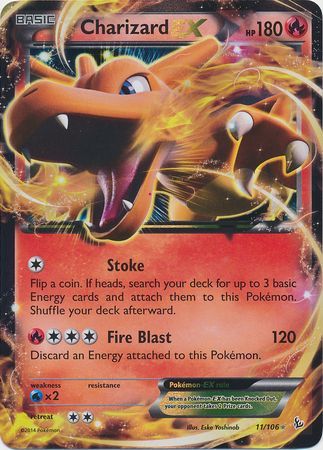 Charizard EX (11/106) (Jumbo Card) [XY: Flashfire] | Odin's Place
