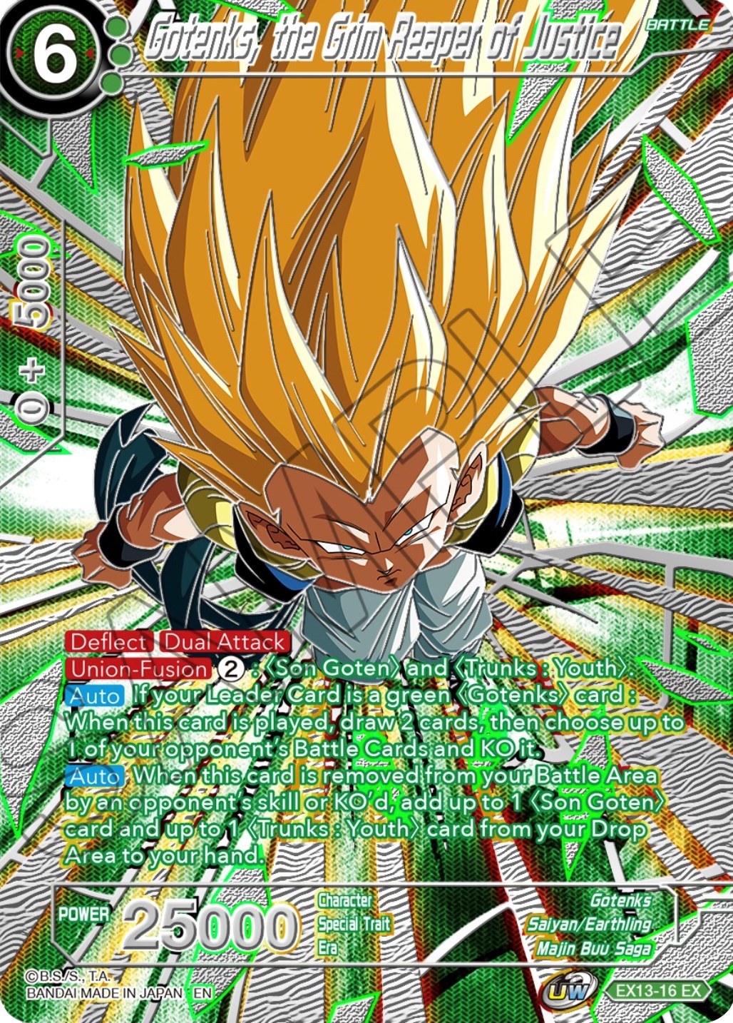 Gotenks, the Grim Reaper of Justice (EX13-16) [Collector's Selection Vol. 3] | Odin's Place