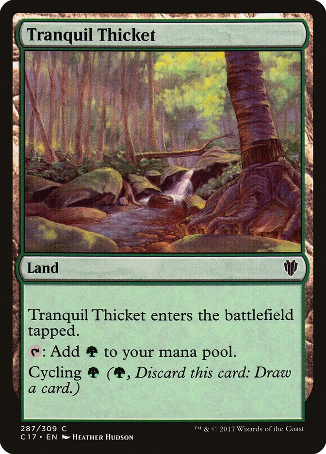 Tranquil Thicket (287) [Commander 2017] | Odin's Place