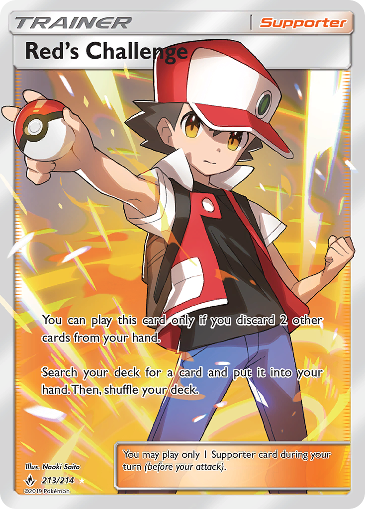 Red's Challenge (213/214) [Sun & Moon: Unbroken Bonds] | Odin's Place