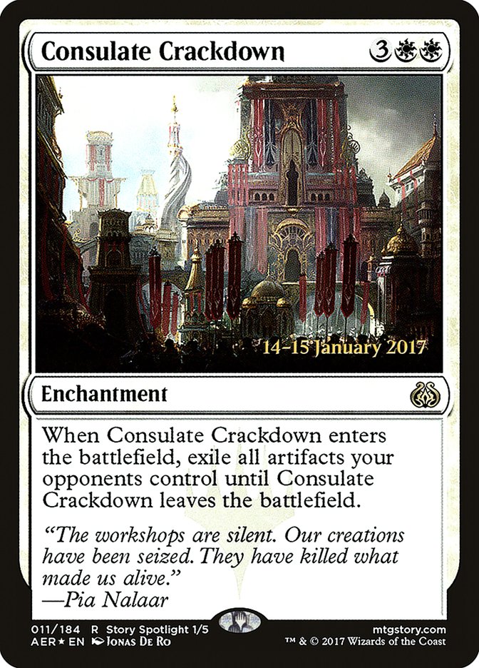 Consulate Crackdown (11) [Aether Revolt Prerelease Promos] | Odin's Place