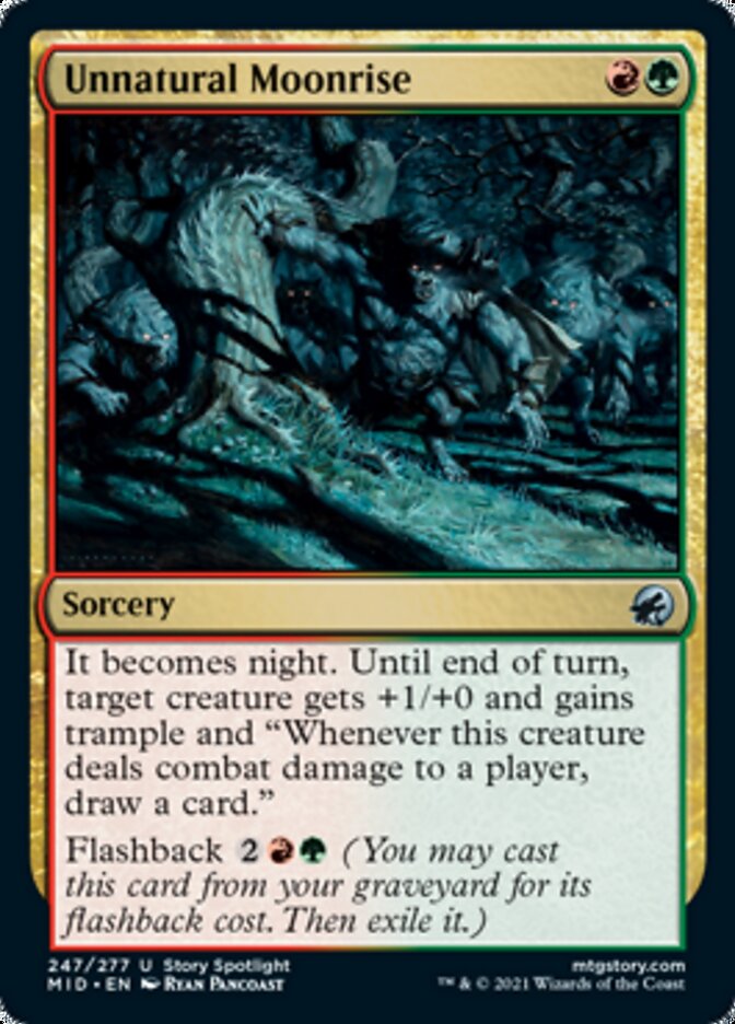 Unnatural Moonrise [Innistrad: Midnight Hunt] | Odin's Place