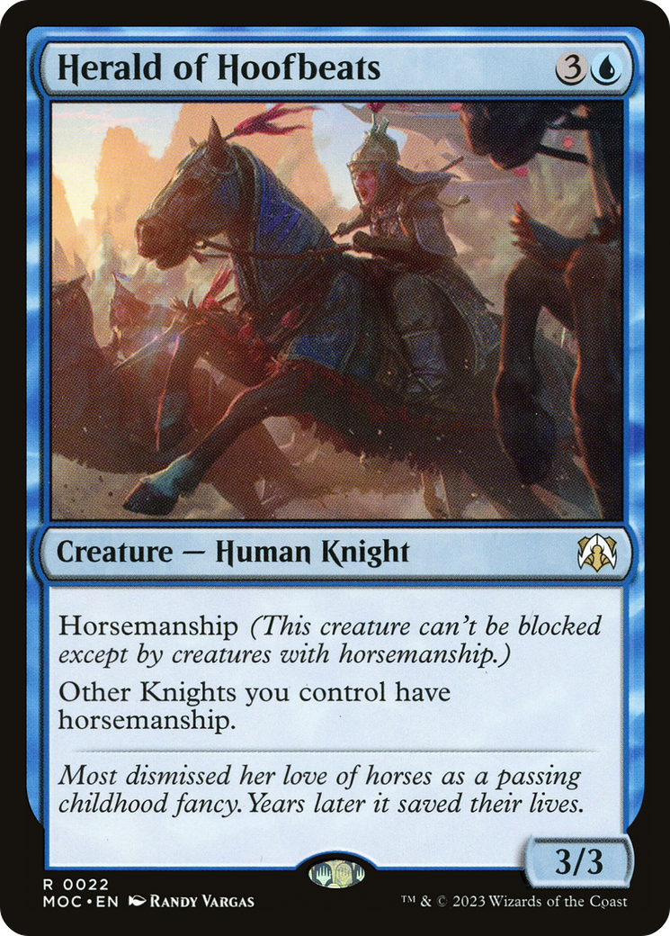 Herald of Hoofbeats [March of the Machine Commander] | Odin's Place