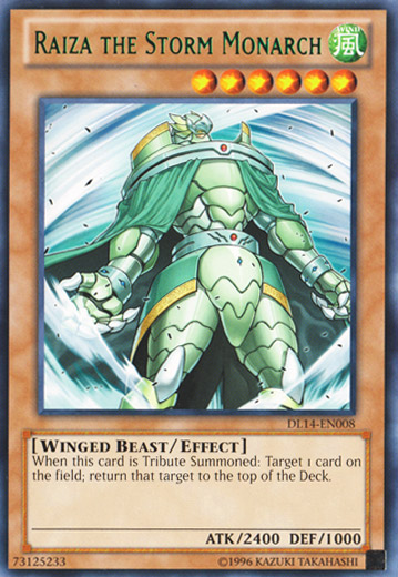 Raiza the Storm Monarch (Green) [DL14-EN008] Rare | Odin's Place