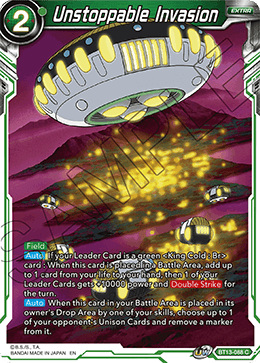 Unstoppable Invasion (Common) (BT13-088) [Supreme Rivalry] | Odin's Place