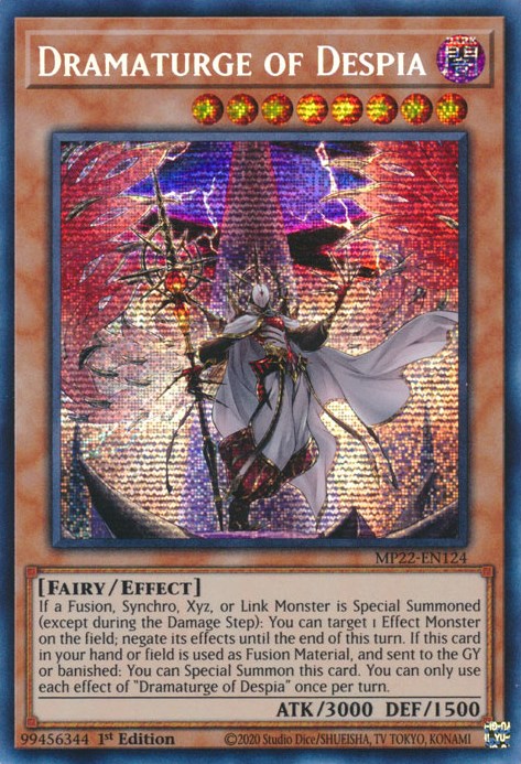 Dramaturge of Despia [MP22-EN124] Prismatic Secret Rare | Odin's Place