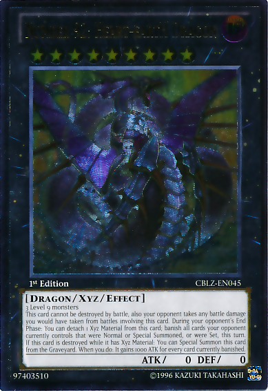 Number 92: Heart-eartH Dragon [CBLZ-EN045] Ultimate Rare | Odin's Place