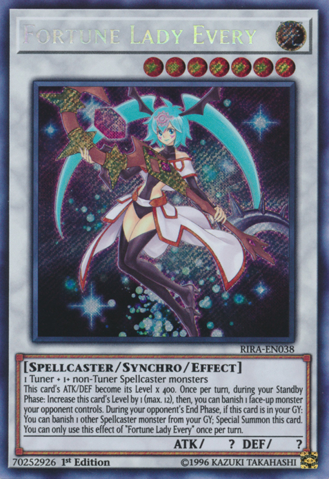 Fortune Lady Every [RIRA-EN038] Secret Rare | Odin's Place