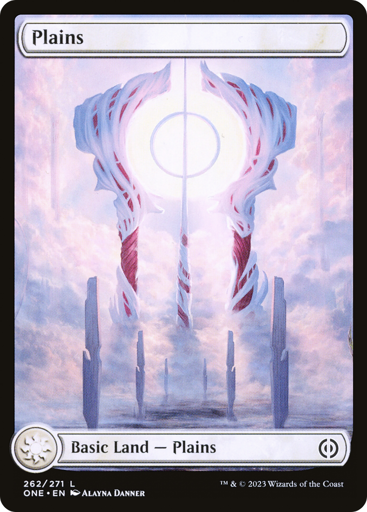 Plains (262) (Full-Art) [Phyrexia: All Will Be One] | Odin's Place